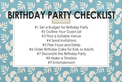 Birthday Party Checklist: Step-by-Step Guide