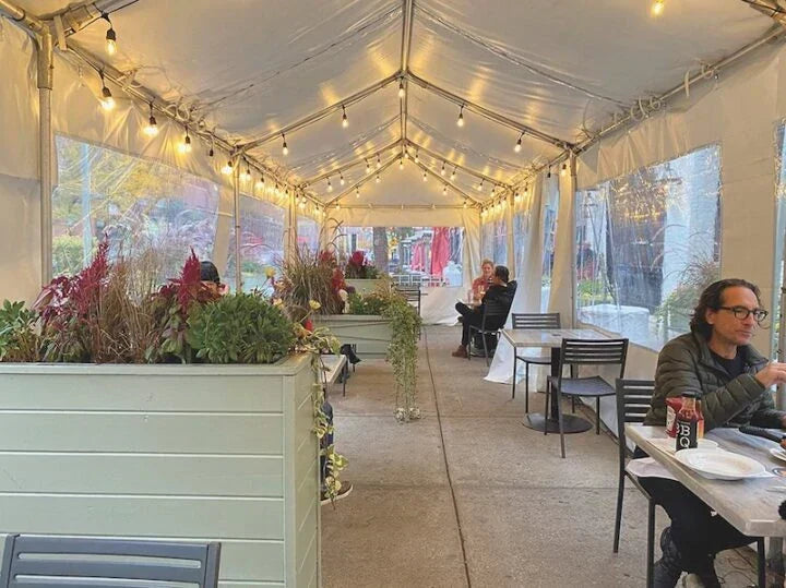 How to Expand an Outdoor Cafeteria with a Tent?