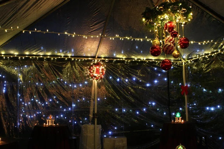Christmas Vendor Decoration with LED Lights
