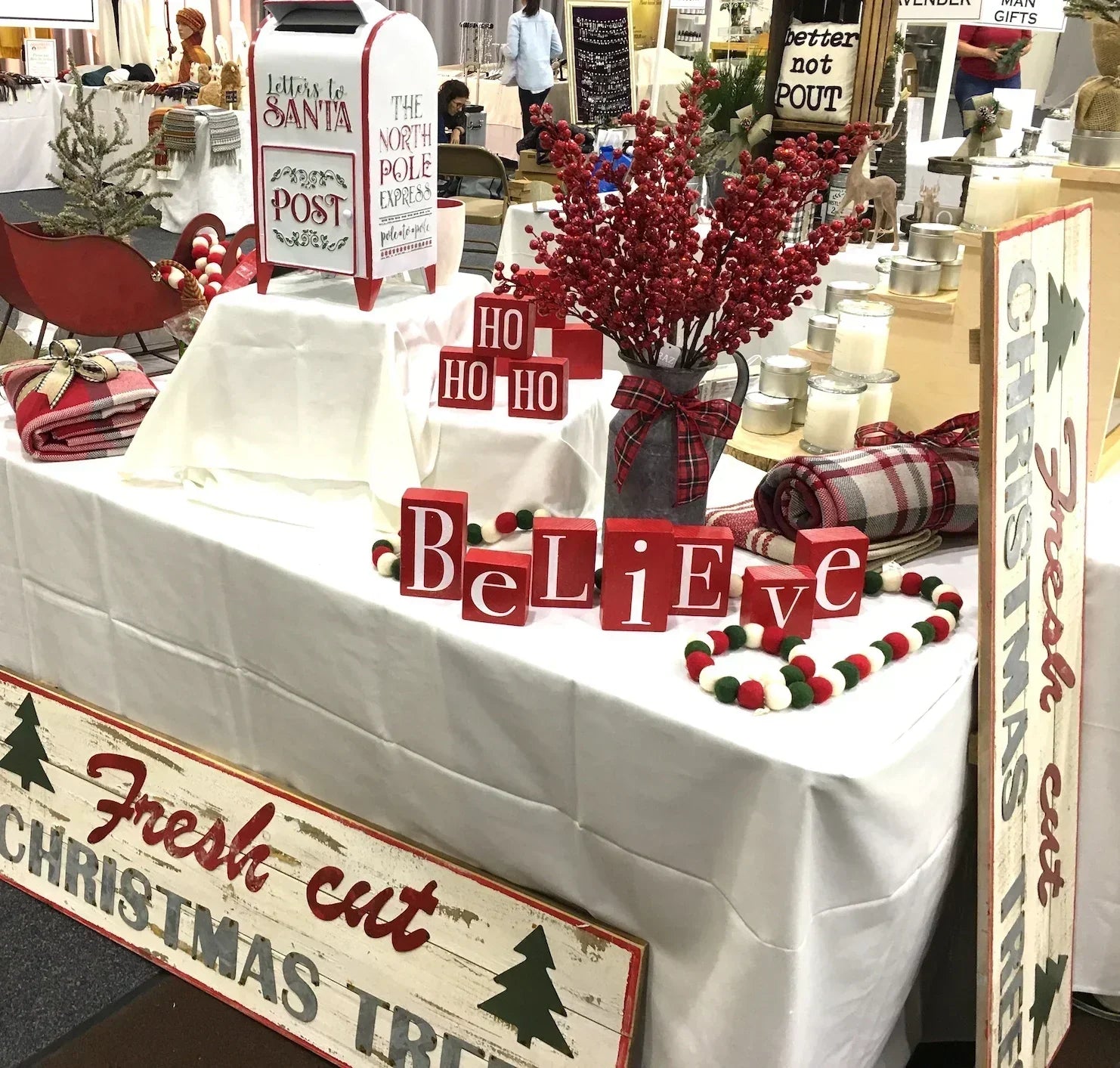 Christmas Vendor Booth Ideas for Market & Show