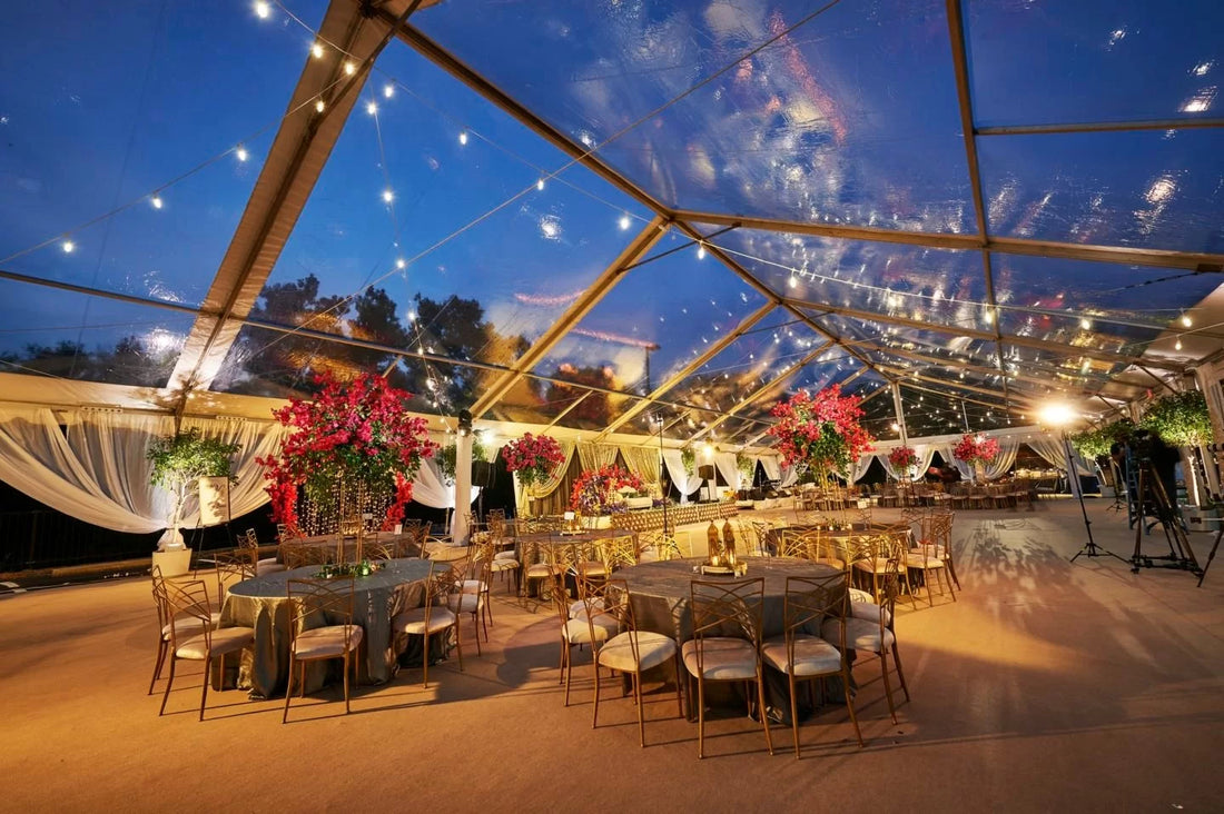 Clear Weeding Tent Rentals