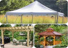 What's the Difference Among Gazebo and Canopy and Pergola?