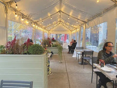 How to Expand an Outdoor Cafeteria with a Tent?