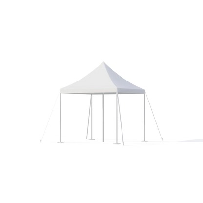 metal pole tent Heavy-Duty 10x10 Pole Tent with Weatherproof Design