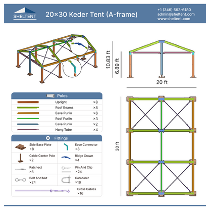 20x30 Keder Tent