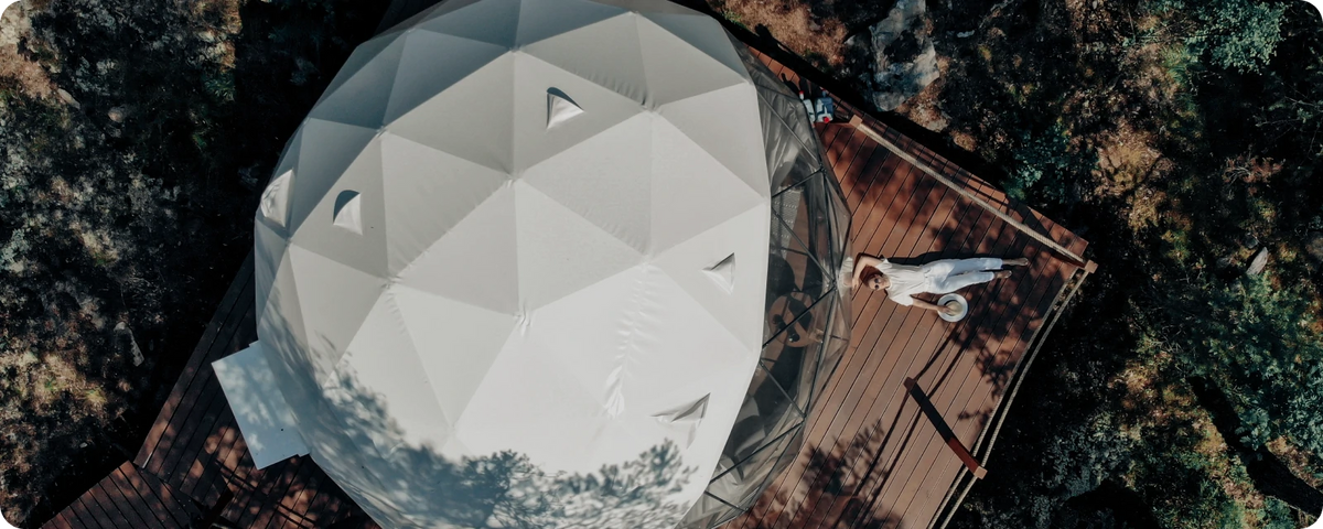 Dome Setup 7M Geodesic Dome Tent: Roomy 23ft Group Shelter - Sheltent