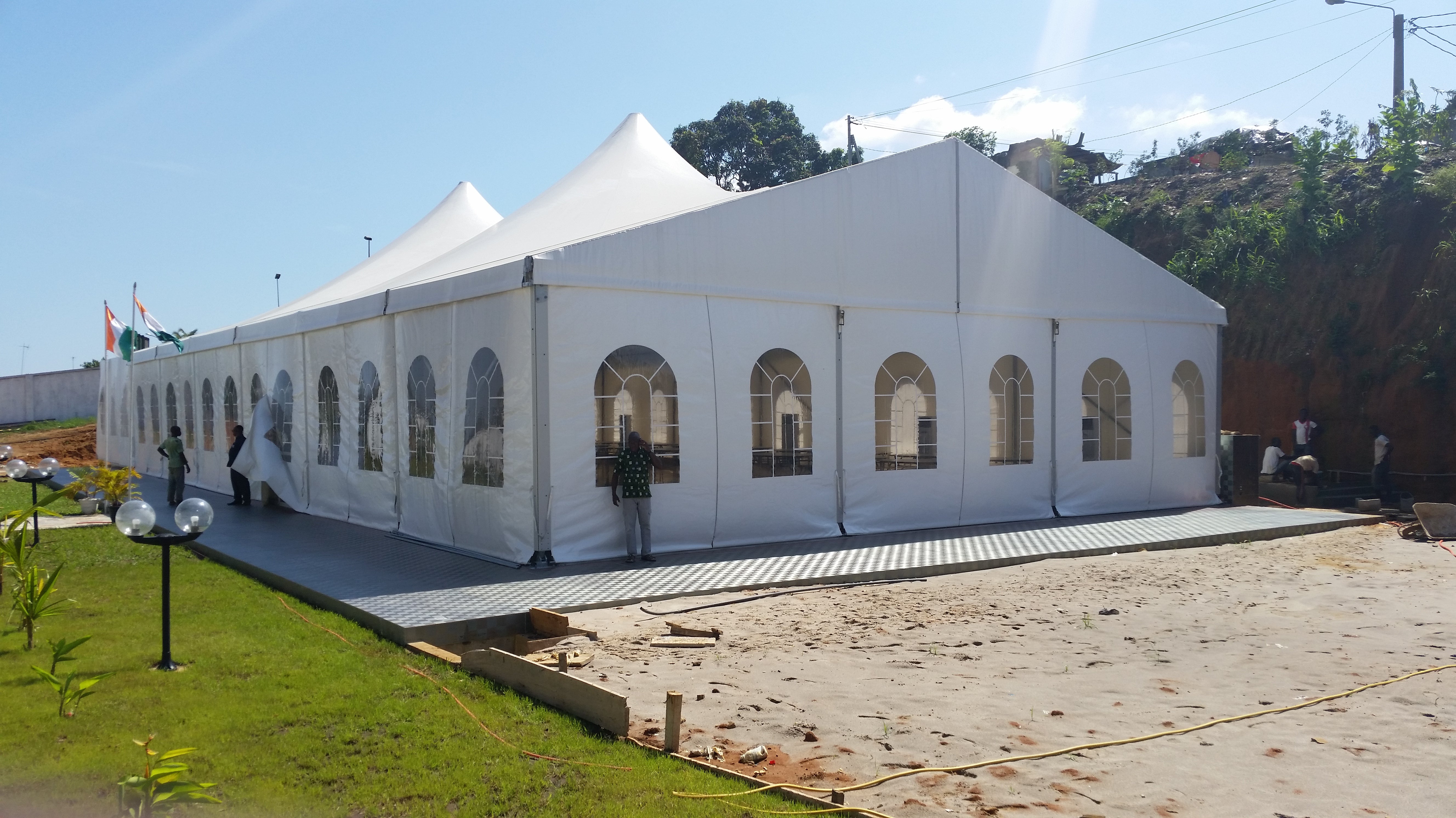 Clear Span Tent in Mozambique